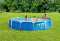 Intex-Metall Frame Pool-Set 366x76cm, inkl-pumpe-28212GN | Teddy Toys Kinderwelt
