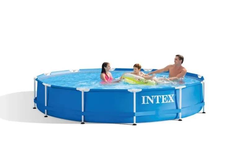 Intex-Metall Frame Pool-Set 366x76cm, inkl-pumpe-28212GN | Teddy Toys Kinderwelt