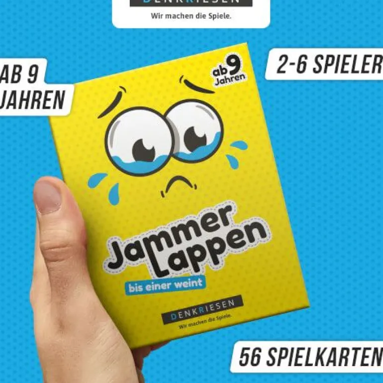 JAMMERLAPPEN® - Das dramatisch lustige Kartenspiel ''bis einer weint'' | Teddy Toys Kinderwelt