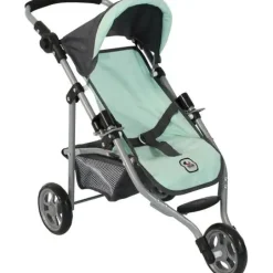 Jogging-Buggy LOLA melange anthrazit-mint | Teddy Toys Kinderwelt