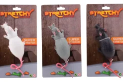 Johntoy - Animal World Stretch Ratte, sortiert | Teddy Toys Kinderwelt