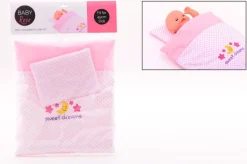 Johntoy - Baby Rose Decke und Kissen-Set | Teddy Toys Kinderwelt