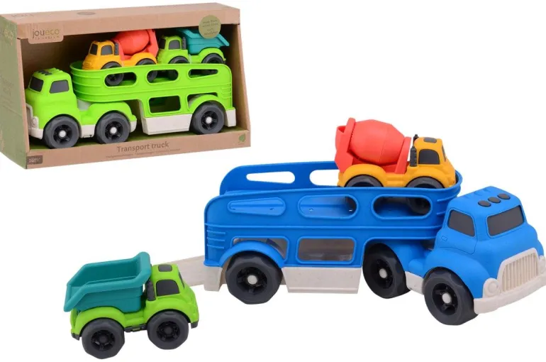 Johntoy - Bio Kunststoff LKW Autotransporter, sortiert | Teddy Toys Kinderwelt