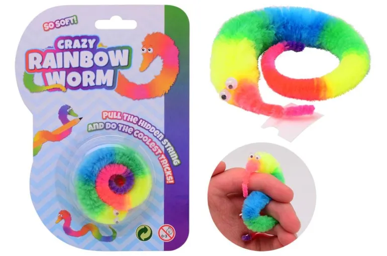 Johntoy - Magic Wurm Rainbow | Teddy Toys Kinderwelt