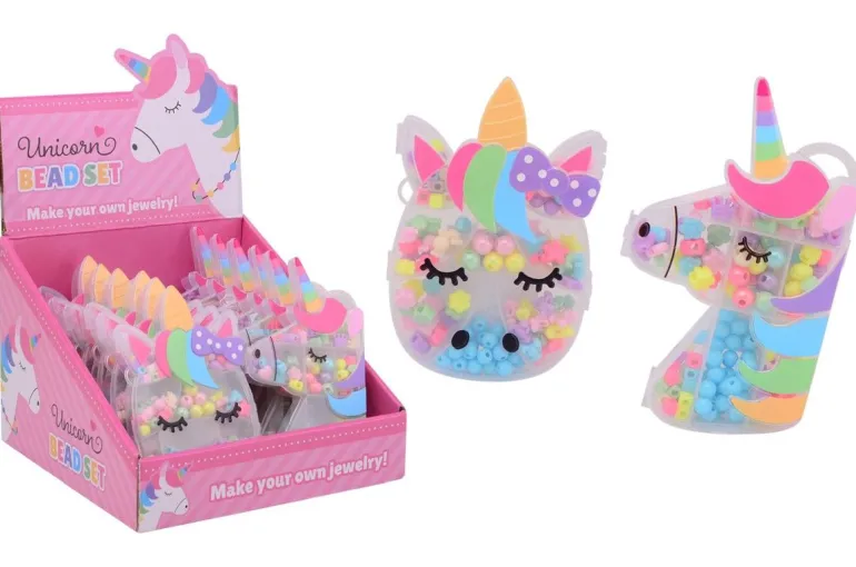 Johntoy - Perlenset Einhorn Form | Teddy Toys Kinderwelt