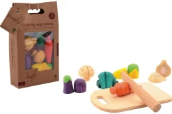 Jouéco® - Schnittgemüse Holz, 14 teilig | Teddy Toys Kinderwelt