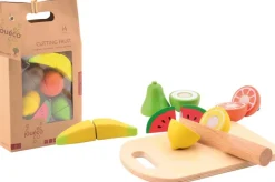 Jouéco® - Schnittobst Holz, 14 teilig | Teddy Toys Kinderwelt