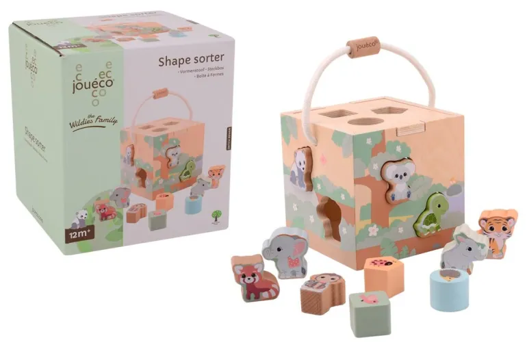 Jouéco® - The Wildies Family Steck-Formenbox Pastell | Teddy Toys Kinderwelt