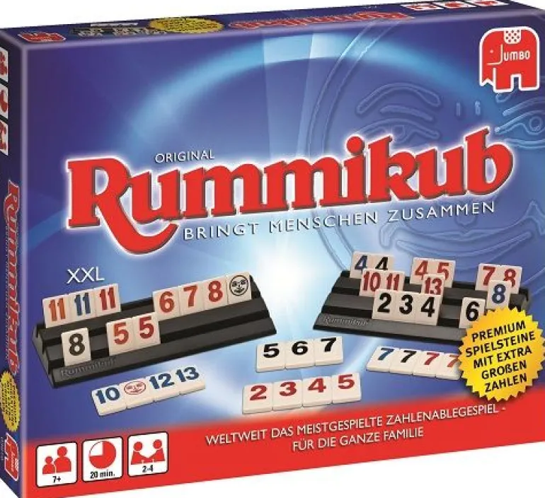 Jumbo - Rummikub X-tra große Zahlen | Wissens- & Quizspiele | Spiele | Spielzeug | Teddy Toys Kinderwelt
