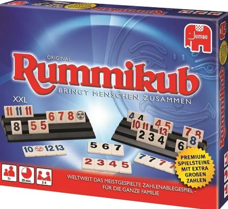 Jumbo - Rummikub X-tra große Zahlen | Wissens- & Quizspiele | Spiele | Spielzeug | Teddy Toys Kinderwelt