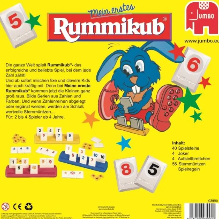 Jumbo Spiele - Original Rummikub Junior | Teddy Toys Kinderwelt