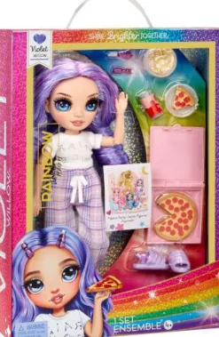 Junior High PJ Party Fashion Doll- Violet (Purple) | Teddy Toys Kinderwelt