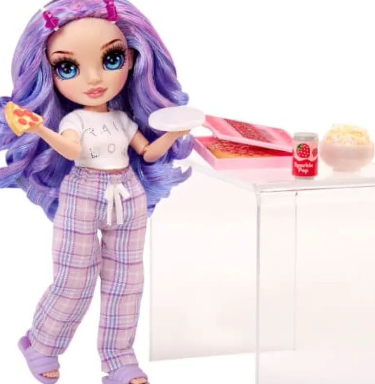 Junior High PJ Party Fashion Doll- Violet (Purple) | Teddy Toys Kinderwelt