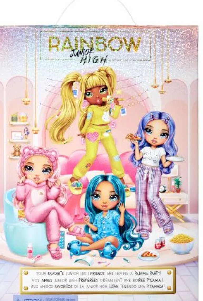 Junior High PJ Party Fashion Doll- Violet (Purple) | Teddy Toys Kinderwelt