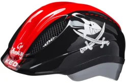 KED Helm Captn Sharky - Meggy Red Black | Teddy Toys Kinderwelt