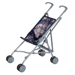 Knorrtoys - Puppenbuggy Sim blue flower | Teddy Toys Kinderwelt