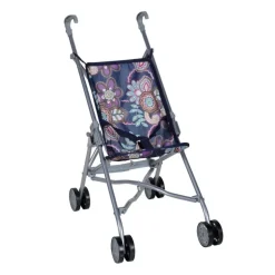 Knorrtoys - Puppenbuggy Sim blue flower | Teddy Toys Kinderwelt