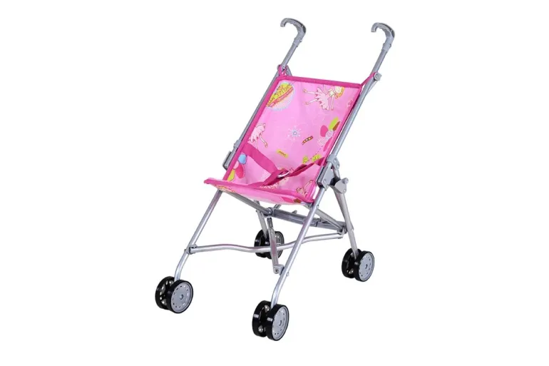 Knorrtoys - Puppenbuggy Sim Pink Litle Princess | Teddy Toys Kinderwelt