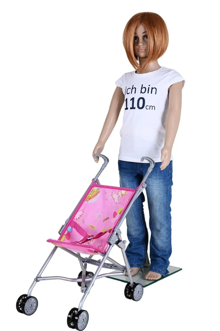 Knorrtoys - Puppenbuggy Sim Pink Litle Princess | Teddy Toys Kinderwelt