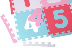 Knorrtoys - Puzzlematte Alphabet/Zahlen Rosa, 36 Teile | Teddy Toys Kinderwelt