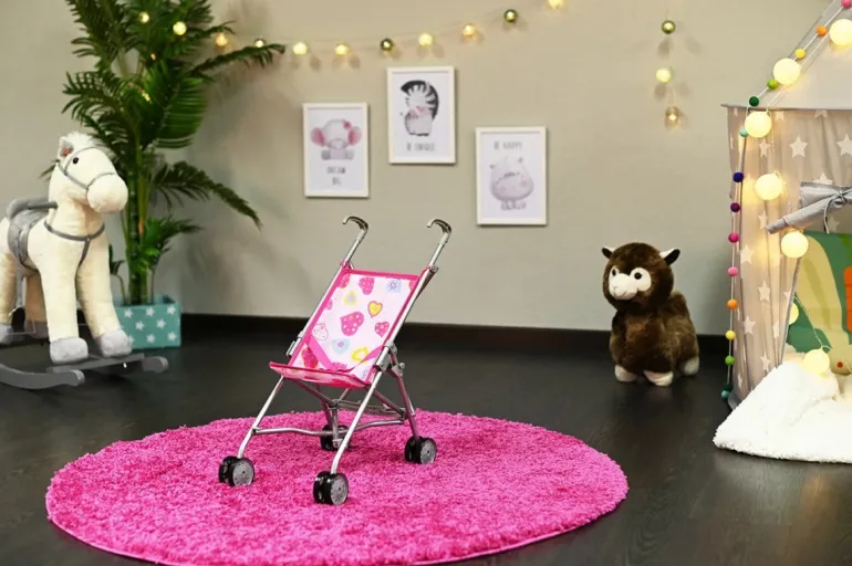 Knorrtoys Puppenbuggy - Sim Colorful Hearts | Teddy Toys Kinderwelt