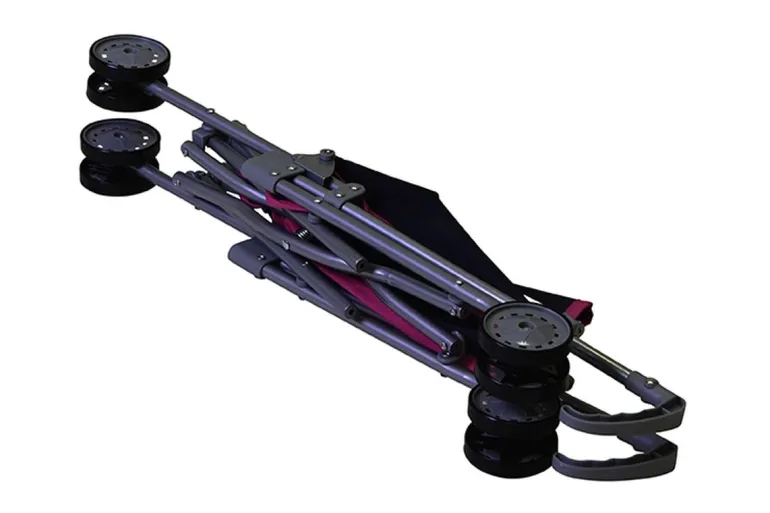 Knorrtoys Puppenbuggy - Sim Flying Hearts Blue-pink | Teddy Toys Kinderwelt