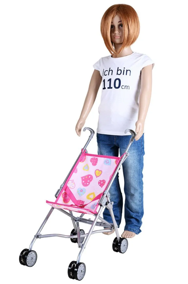 Knorrtoys Puppenbuggy - Sim Colorful Hearts | Teddy Toys Kinderwelt