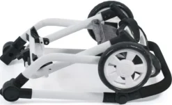 Kombi-Puppenwagen MIKA Jeans-Grau | Teddy Toys Kinderwelt