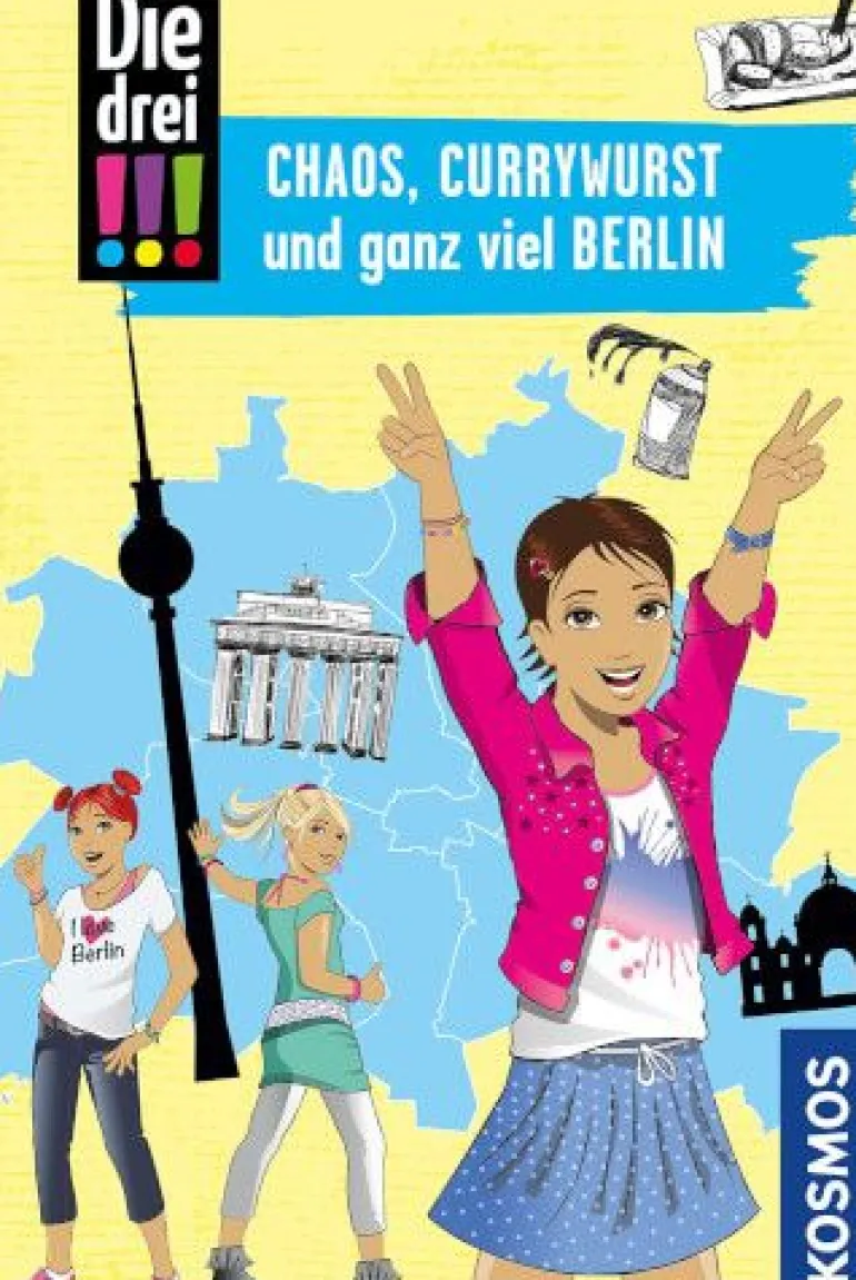 Kosmos Bücher Die drei !!! - Chaos, Currywurst und ganz viel Berlin | Teddy Toys Kinderwelt