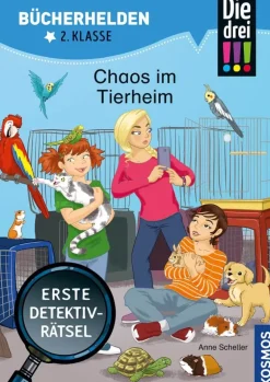 Kosmos Bücher Die drei!!! - Chaos im Tierheim 2. Klasse | Teddy Toys Kinderwelt