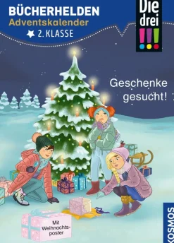 Kosmos Bücherhelden Die drei !!! Adventskalender Buch 2023 | Teddy Toys Kinderwelt