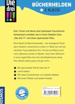 Kosmos Bücherhelden 2.Klasse Die drei !!! Tatort Baumhaus | Teddy Toys Kinderwelt