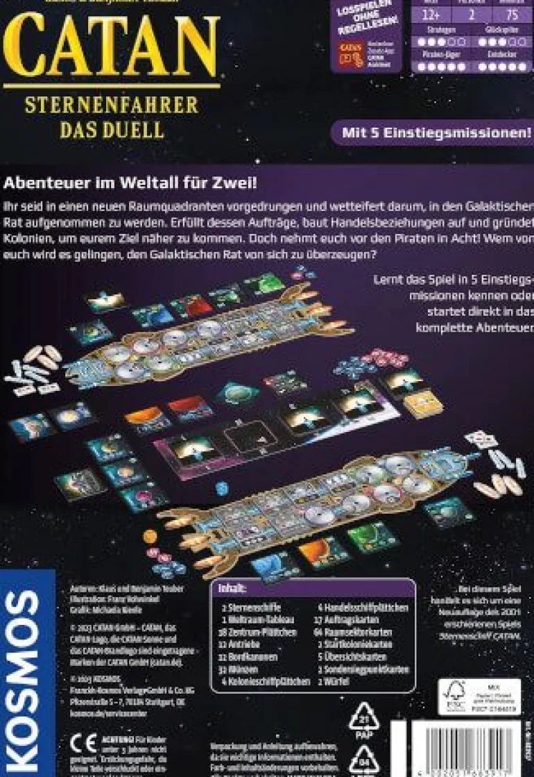 Kosmos Catan - Sternenfahrer - Das Duell | Teddy Toys Kinderwelt
