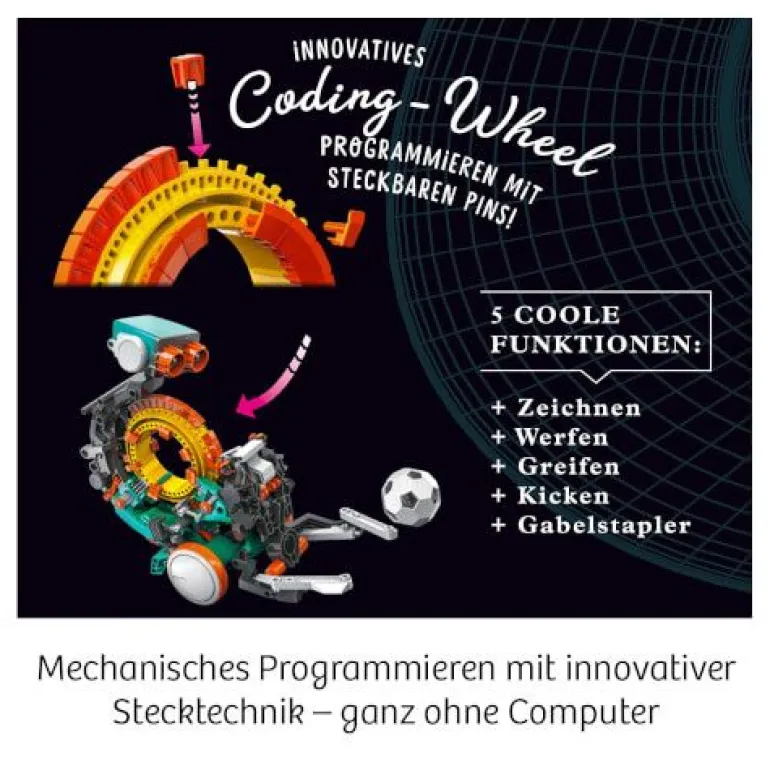 Kosmos Codix - Dein mechanischer Coding-Roboter | Teddy Toys Kinderwelt