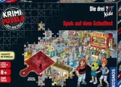 Kosmos Die drei ??? Kids - Krimipuzzle Spuk auf dem Schulfest | Teddy Toys Kinderwelt