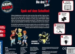 Kosmos Die drei ??? Kids - Krimipuzzle Spuk auf dem Schulfest | Teddy Toys Kinderwelt