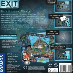 Kosmos EXIT® - Das Puzzle: Der Schlüssel von Atlantis | Teddy Toys Kinderwelt