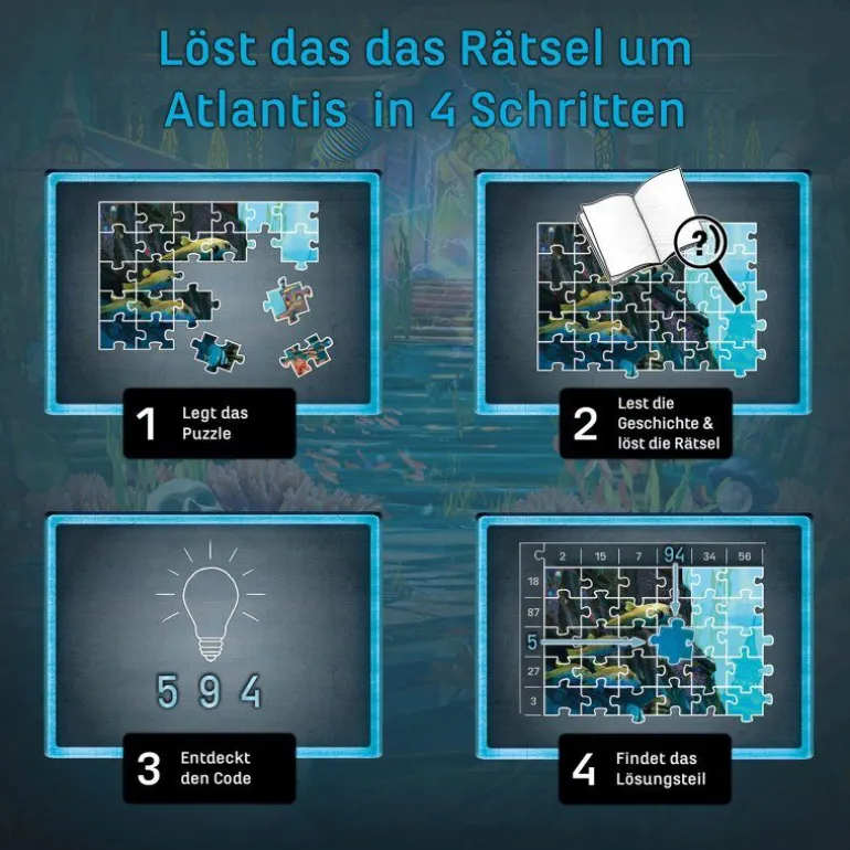 Kosmos EXIT® - Das Puzzle: Der Schlüssel von Atlantis | Teddy Toys Kinderwelt
