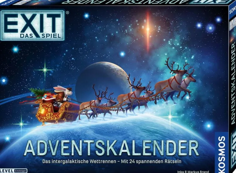 Kosmos EXIT® Das Spiel - Adventskalender: Das intergalaktische Wettrennen | Teddy Toys Kinderwelt