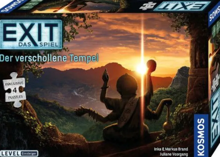Kosmos EXIT Das Spiel + Puzzle - Der verschollene Tempel | Teddy Toys Kinderwelt