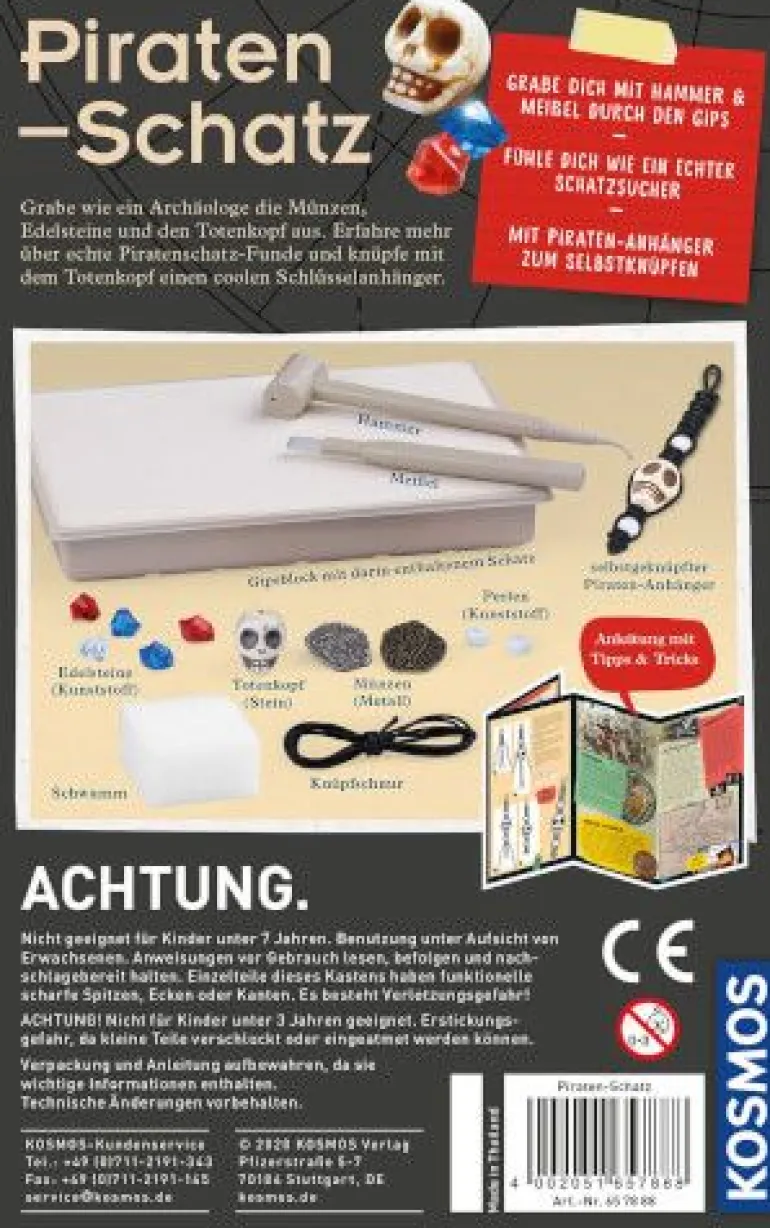 Kosmos Experimentierkasten - Piraten-Schatz | Teddy Toys Kinderwelt