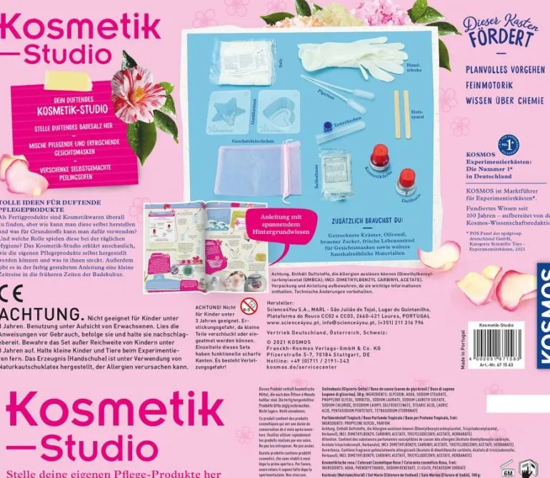 Kosmos Experimentierkasten - Kosmetik-Studio | Teddy Toys Kinderwelt