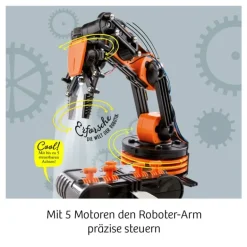Kosmos Experimentierkasten - Roboter Arm Modellbausatz | Experimentierkästen | Experimentieren & Entdecken | Spielzeug | Teddy Toys Kinderwelt