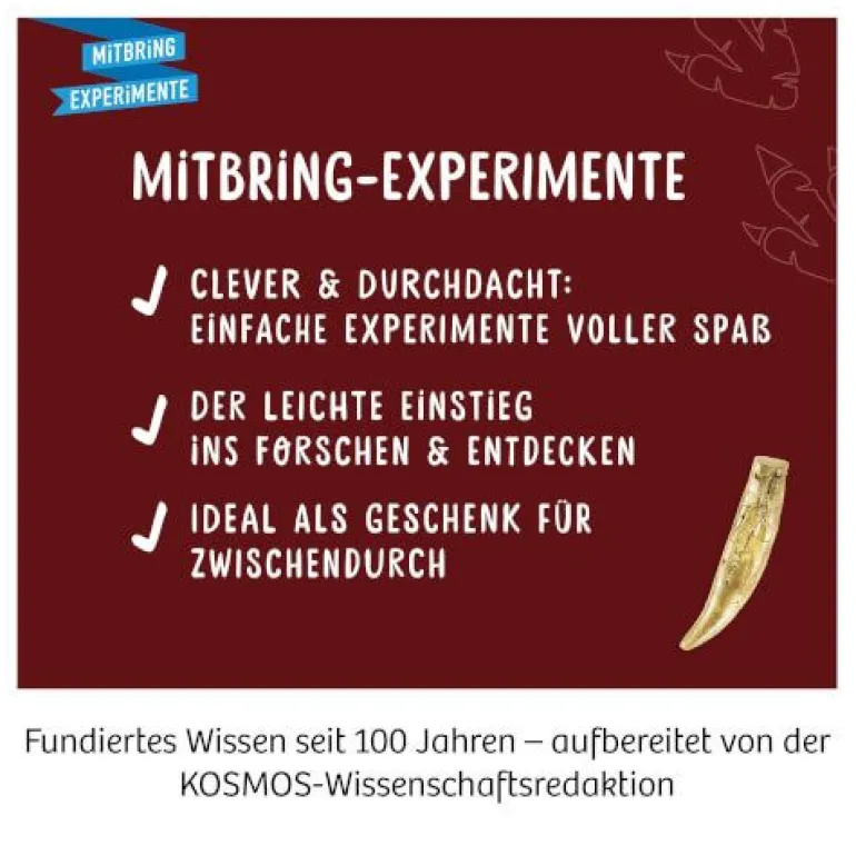 Kosmos Experimentierkasten - T-Rex Zahn | Teddy Toys Kinderwelt