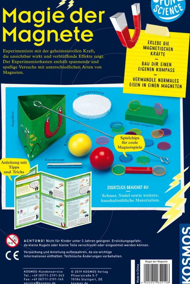 Kosmos Fun Science - Magie der Magnete | Experimentierkästen | Experimentieren & Entdecken | Spielzeug | Teddy Toys Kinderwelt