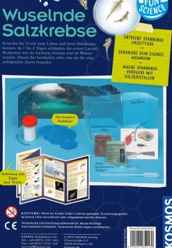 Kosmos Fun Science - Wuselnde Salzkrebse | Experimentierkästen | Experimentieren & Entdecken | Spielzeug | Teddy Toys Kinderwelt