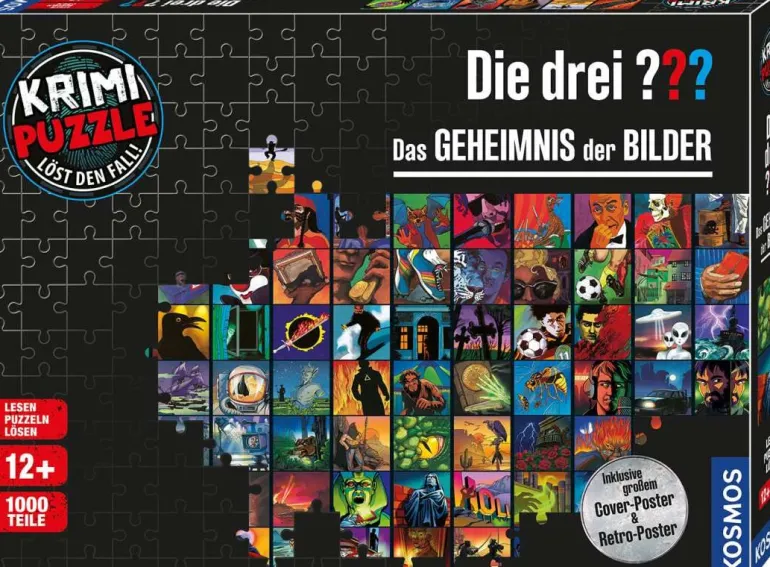Kosmos Krimi-Puzzle: Die drei ??? - Das Geheimnis der Bilder | Teddy Toys Kinderwelt