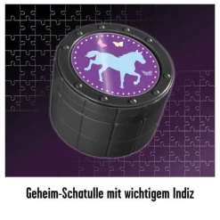 Kosmos Krimipuzzle Die drei !!! 200 Teile / Skandal auf dem Reitt | Teddy Toys Kinderwelt