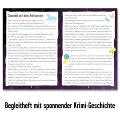 Kosmos Krimipuzzle Die drei !!! 200 Teile / Skandal auf dem Reitt | Teddy Toys Kinderwelt