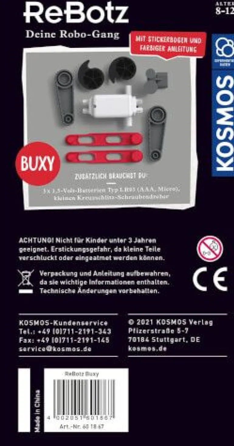 Kosmos ReBotz - Buxy der Jumping-Bot | Teddy Toys Kinderwelt